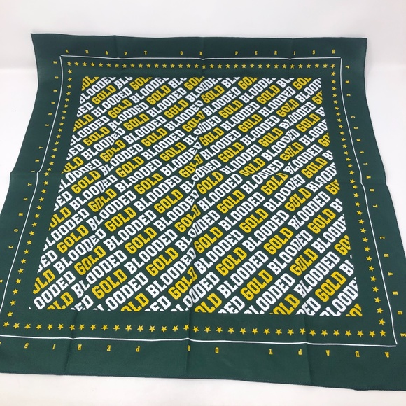 Gold Blooded Oakland A's Bandana - Picture 1 of 1